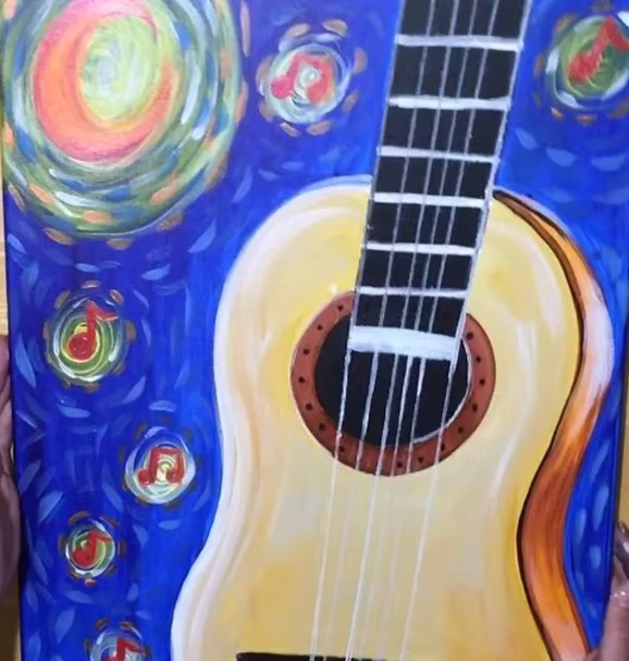 Guitarry Starry Night